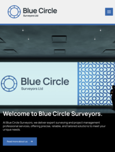 Blue Circle Surveyors - Tablet screenshot